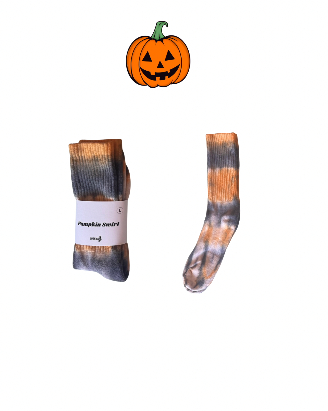 Halloween Tie-Dye Socks β Limited Edition