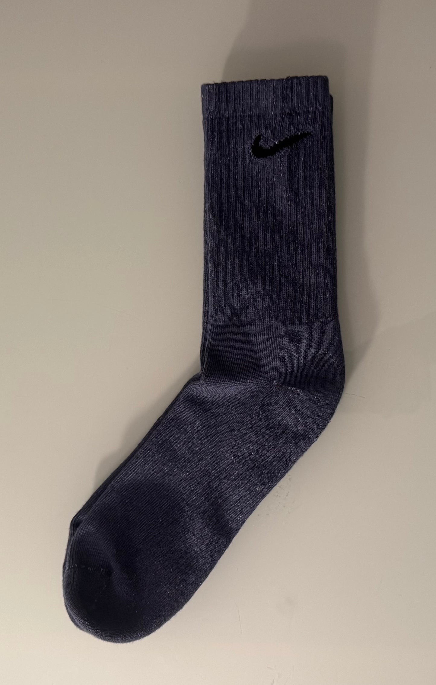 Hand-Dyed Nike Crew Socks – Custom Color | Unisex Tie-Dye Streetwear | All Colors Available | Pick Your Favorite Colors