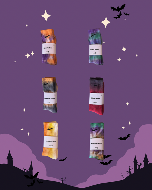 Halloween Tie-Dye Socks – Limited Edition