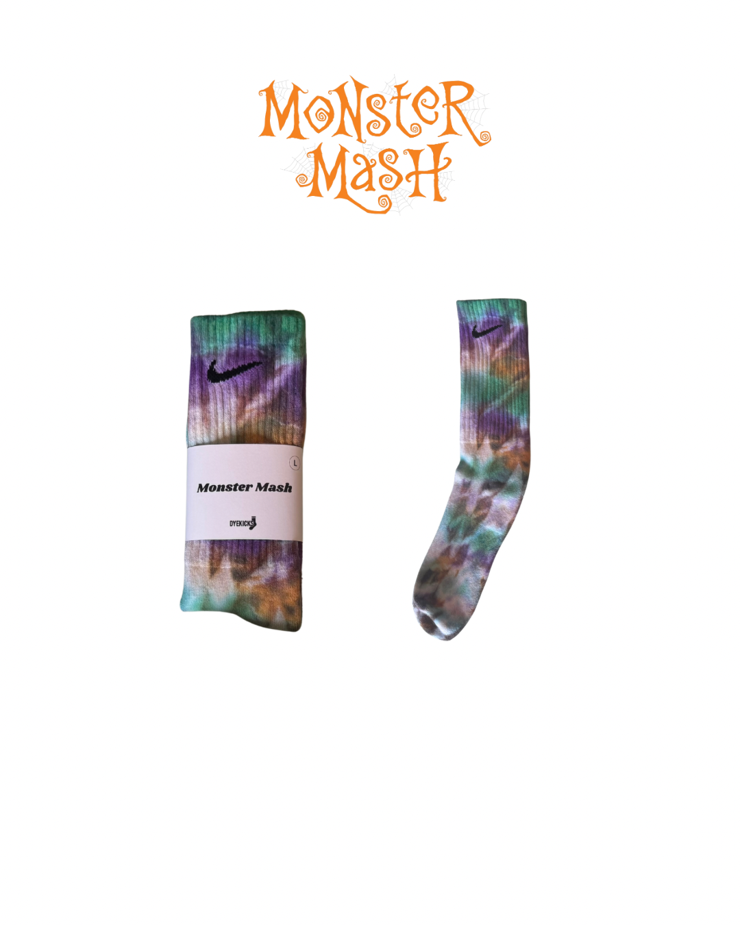 Halloween Tie-Dye Socks – Limited Edition
