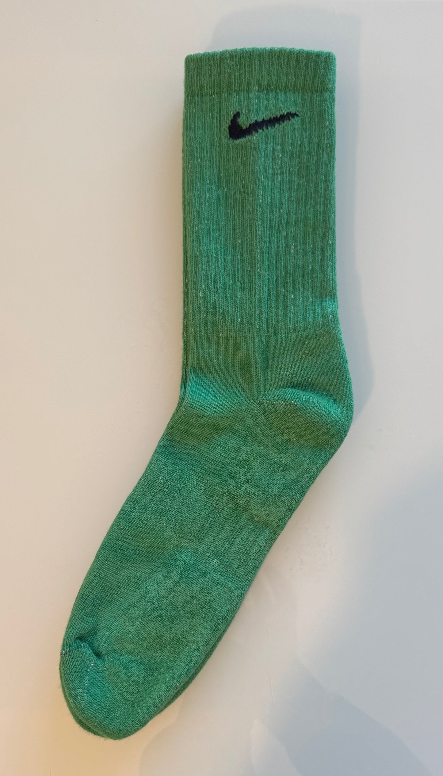 Hand-Dyed Nike Crew Socks – Custom Color | Unisex Tie-Dye Streetwear | All Colors Available | Pick Your Favorite Colors